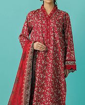 Orient Red Lawn Suit- Pakistani Designer Lawn Suits