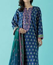 Orient Blue Zodiac Lawn Suit- Pakistani Designer Lawn Suits