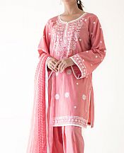 Peach Lawn Suit