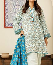 Orient Light Turquoise Khaddar Suit- Pakistani Winter Clothing