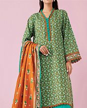 Orient Emerald Green Khaddar Suit- Pakistani Winter Clothing