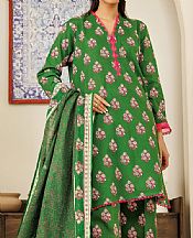 Orient Green Khaddar Suit- Pakistani Winter Dress