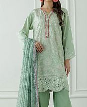 Light Green Lawn Suit