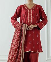 Maroon Lawn Suit