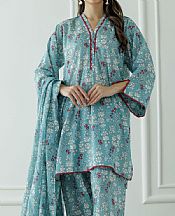 Cadet Blue Lawn Suit