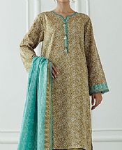 Olive Lawn Suit