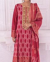 Crimson Jacquard Suit- Pakistani Lawn Dress