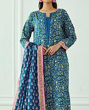 Orient Venice Blue/Green Lawn Suit- Pakistani Designer Lawn Suits