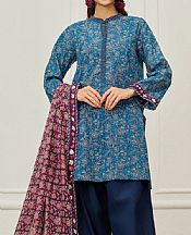 Orient Blue Lawn Suit- Pakistani Lawn Dress