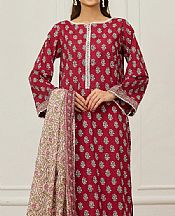 Orient Vivid Burgundy Lawn Suit- Pakistani Designer Lawn Suits