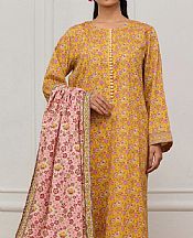 Orient Mustard Lawn Suit- Pakistani Designer Lawn Suits