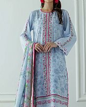 Orient Cadet Blue Lawn Suit- Pakistani Lawn Dress