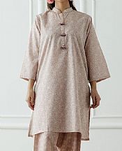 Beige Lawn Suit (2 Pcs)