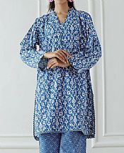 Blue Lawn Suit (2 Pcs)