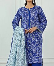 Orient Royal Blue Khaddar Suit- Pakistani Winter Clothing