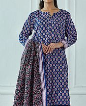 Orient Blue Khaddar Suit- Pakistani Winter Dress