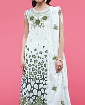 Parishay Off White Lawn Suit- Pakistani Designer Lawn Suits