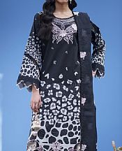 Parishay Black Lawn Suit- Pakistani Lawn Dress