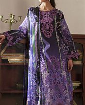 Parishay Dusty Purple Lawn Suit- Pakistani Designer Lawn Suits