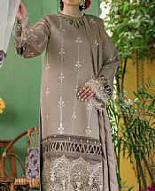 Parishay Grey Karandi Suit- Pakistani Winter Clothing