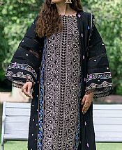 Parishay Black Karandi Suit- Pakistani Winter Dress