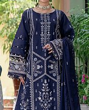 Parishay Navy Blue Karandi Suit- Pakistani Winter Dress