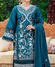 Parishay Venice Blue Dobby Suit- Pakistani Winter Clothing