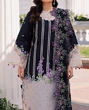 Parishay Black Lawn Suit- Pakistani Lawn Dress