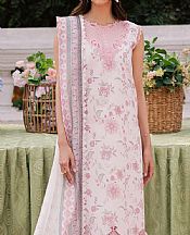 Parishay Off White/Pink Lawn Suit- Pakistani Lawn Dress