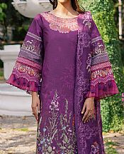 Parishay Grape Purple Lawn Suit- Pakistani Designer Lawn Suits