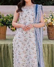 Parishay Light Blue Lawn Suit- Pakistani Lawn Dress