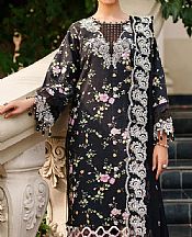 Parishay Black Viscose Suit- Pakistani Winter Dress
