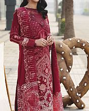 Wine Lawn Suit