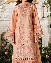 Peach Lawn Suit
