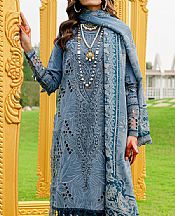 Bluish Grey Khaddar Suit