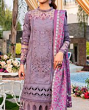 Parishay Lavender Khaddar Suit- Pakistani Winter Clothing