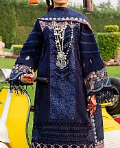 Parishay Navy Blue Khaddar Suit