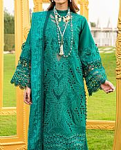 Parishay Teal Karandi Suit- Pakistani Winter Clothing