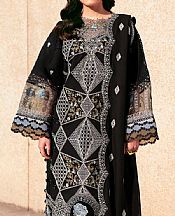 Parishay Black Lawn Suit- Pakistani Designer Lawn Suits