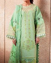 Parishay Light Green Lawn Suit- Pakistani Lawn Dress