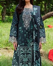 Parishay Teal Khaddar Suit- Pakistani Winter Dress