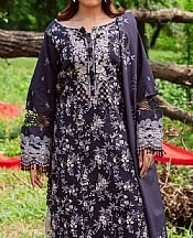 Parishay Davy Grey Khaddar Suit- Pakistani Winter Dress