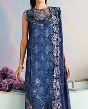 Parishay Pickled Bluewood Lawn Suit- Pakistani Designer Lawn Suits