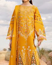 Parishay Orange Lawn Suit- Pakistani Lawn Dress