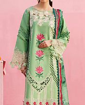 Parishay Light Green Lawn Suit- Pakistani Lawn Dress