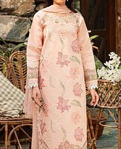 Parishay Light Peach Lawn Suit- Pakistani Lawn Dress