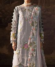 Parishay Grey Lawn Suit- Pakistani Lawn Dress