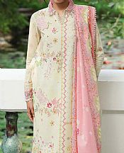 Qalamkar Light Green Lawn Suit- Pakistani Lawn Dress