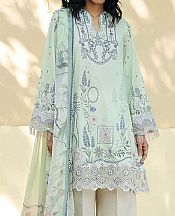 Qalamkar Aqua Lawn Suit- Pakistani Lawn Dress