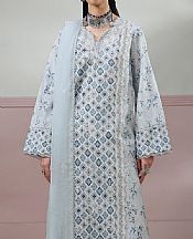 Pale Blue Lawn Suit